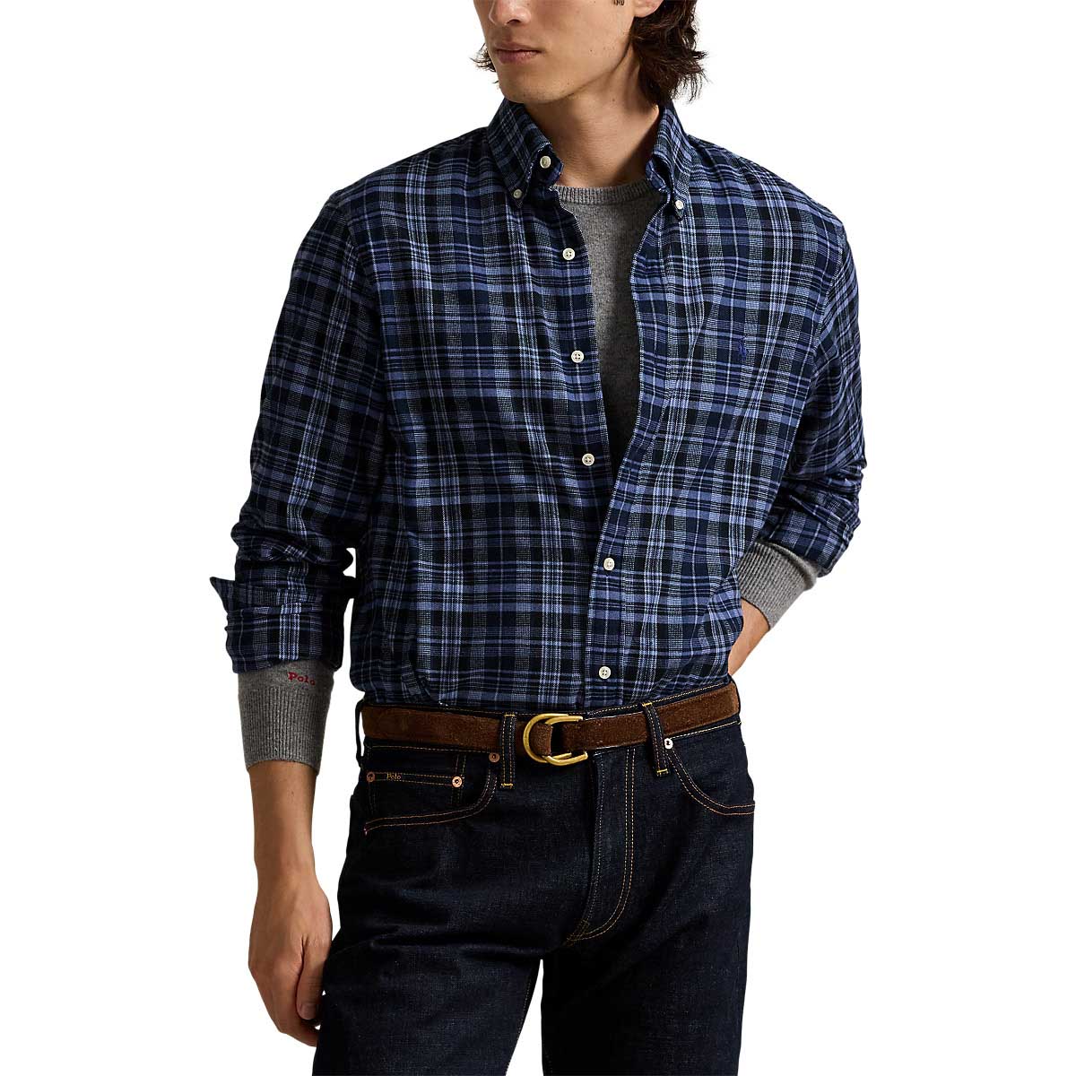 Polo Ralph Lauren Custom Fit Plaid Performance Twill Shirt
